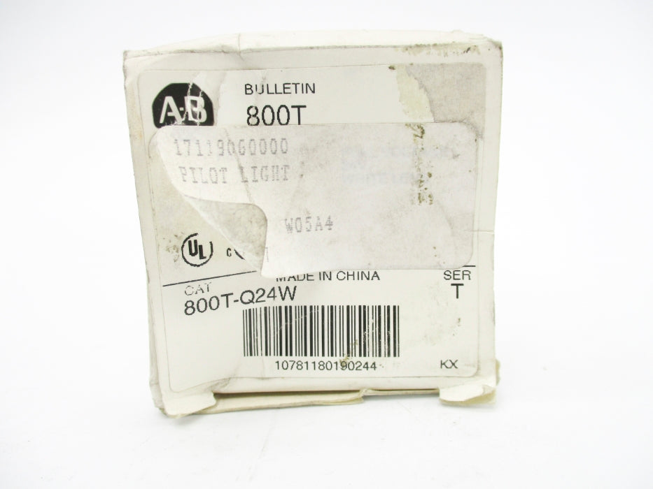 ALLEN BRADLEY 800T-Q24W SER. T 24VAC/DC (WH) NSMP