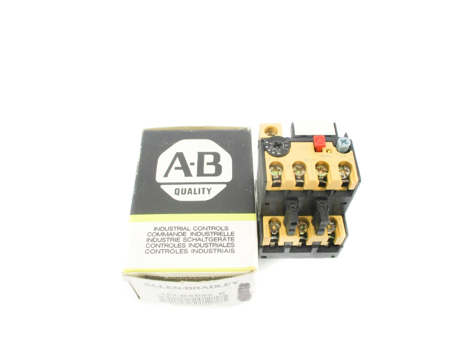 ALLEN BRADLEY 193-BSB80 SER. B 5.5-8.0A (BK/YL) NSMP