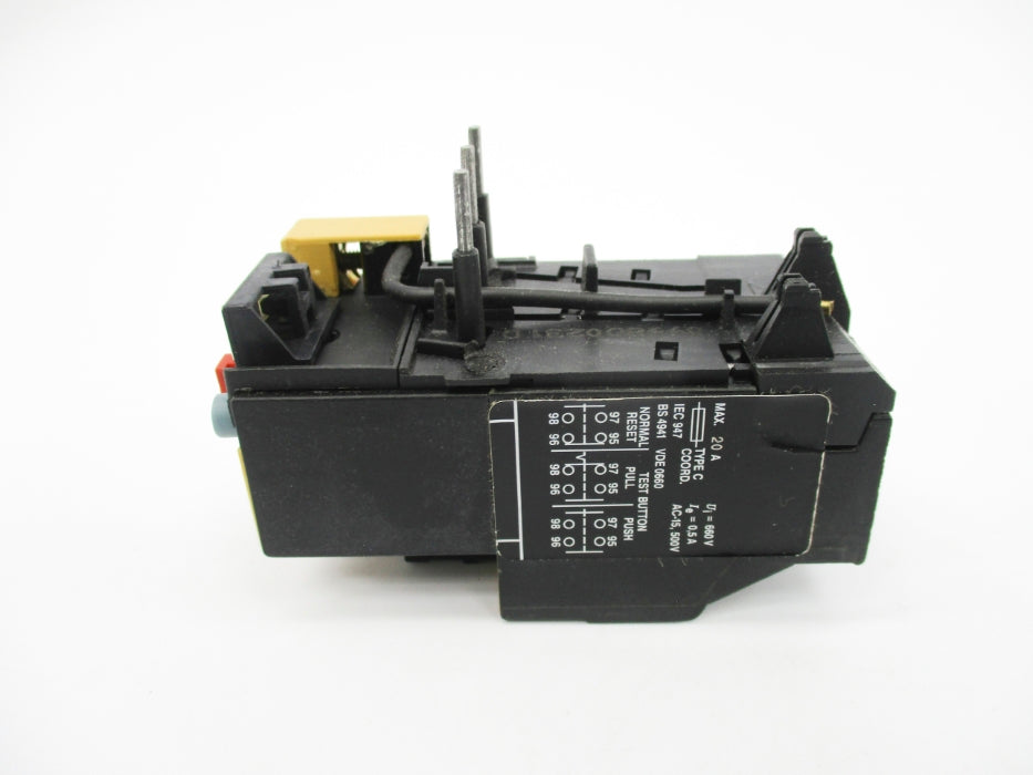 ALLEN BRADLEY 193-BSB80 SER. B 5.5-8.0A (BK/YL) NSMP