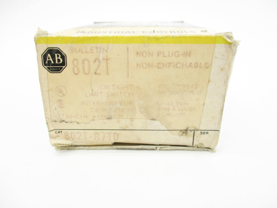 INDUSTRIAL SPARE PART 802T-R7TD SER. 2 (BK/YL) NSMP