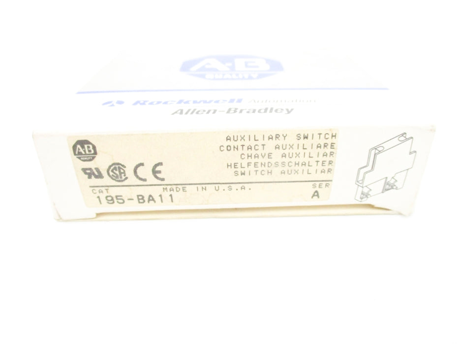 INDUSTRIAL SPARE PART 195-BA11 SER. A 600VAC 1.2A (GY/BL) NSMP