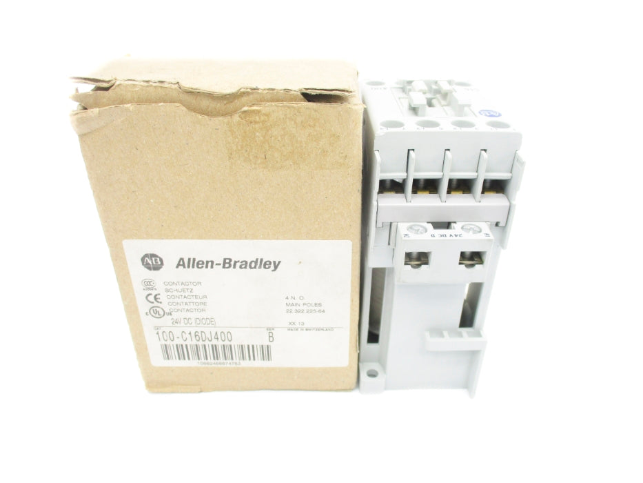 ALLEN BRADLEY 100-C16DJ400 SER. B 24V (BR/WH) NSMP