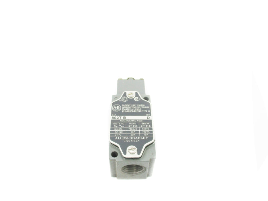 INDUSTRIAL SPARE PART 802T-B SER. D 120-600VAC UNMP