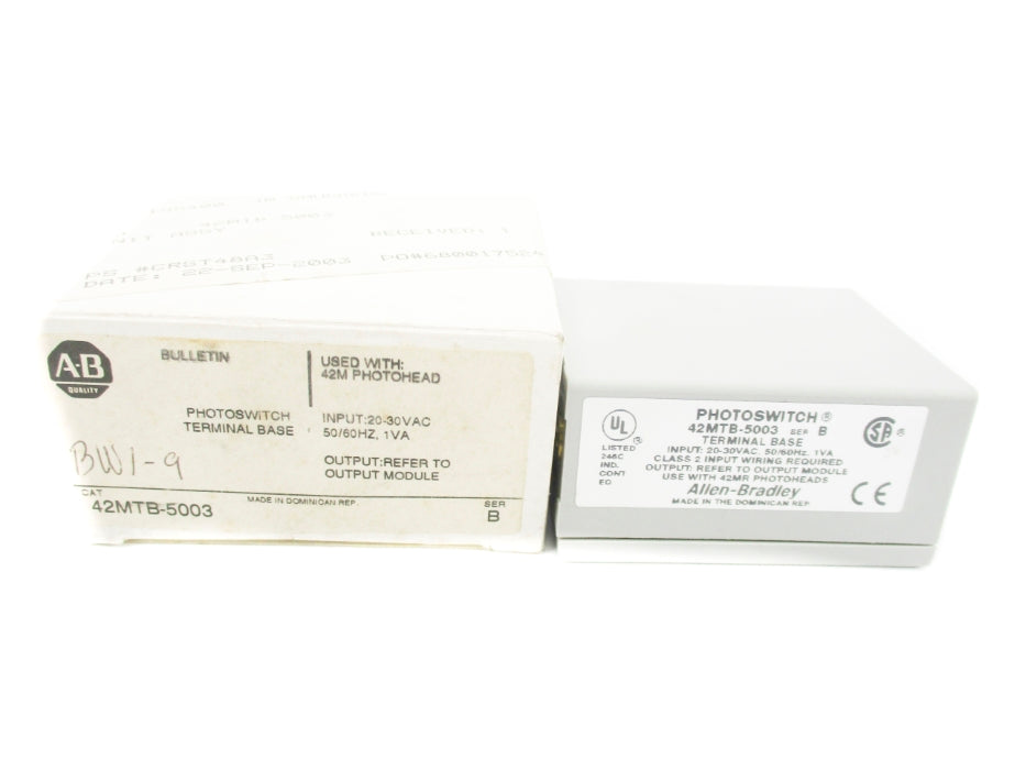 INDUSTRIAL SPARE PART 42MTB-5003 SER. B (WH) NSMP