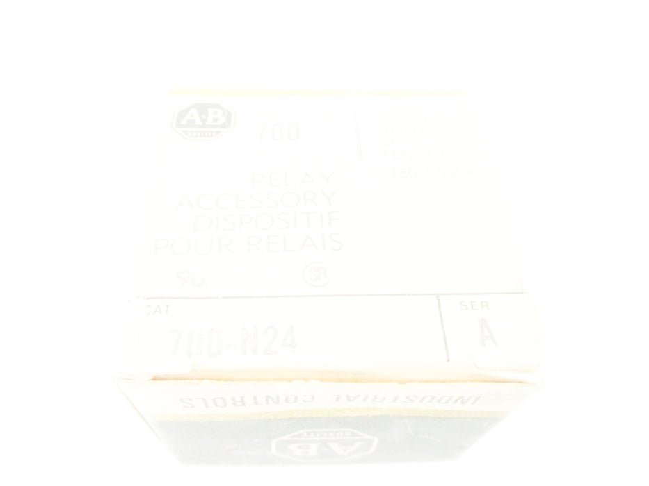 ALLEN BRADLEY 700-N24 SER. A  50V (BK/YL) NSMP