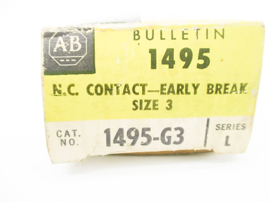 ALLEN BRADLEY 1495-G3 SER. L 600VAC (BK/YL) NSMP