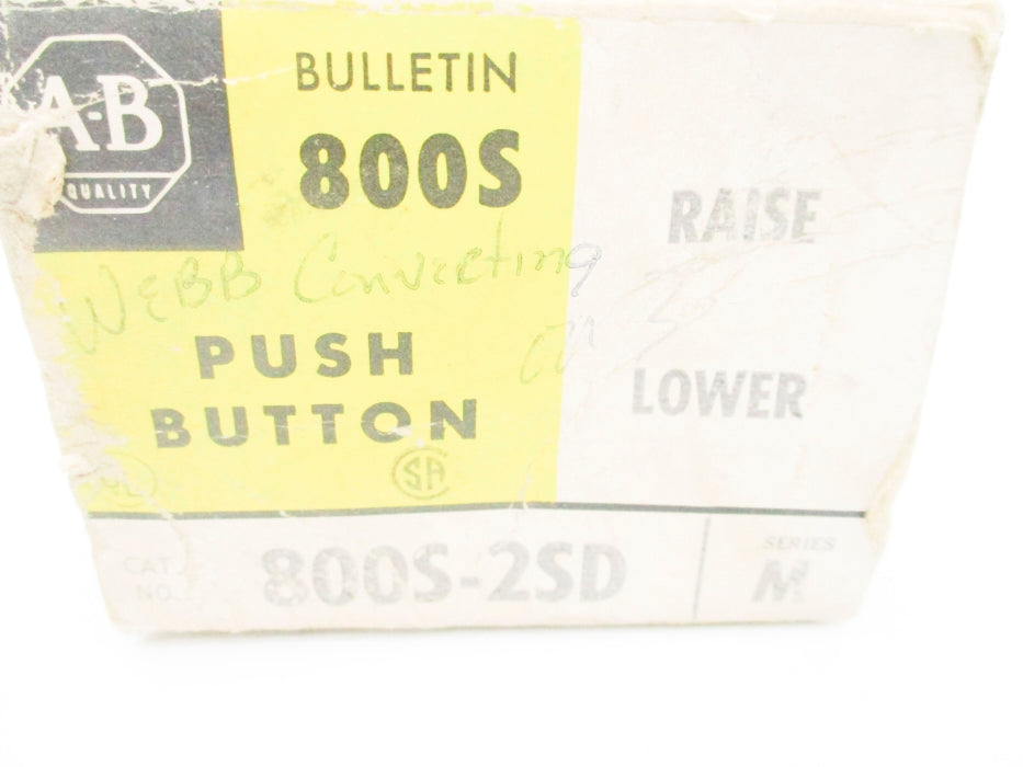 INDUSTRIAL SPARE PART 800S-2SD SER. M (BK/YL) NSMP