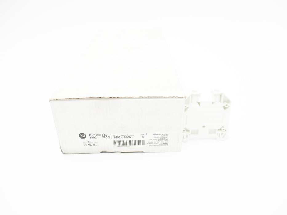 ALLEN BRADLEY 1492-J16-W SER. A (PKG OF 50) (WH) NSMP