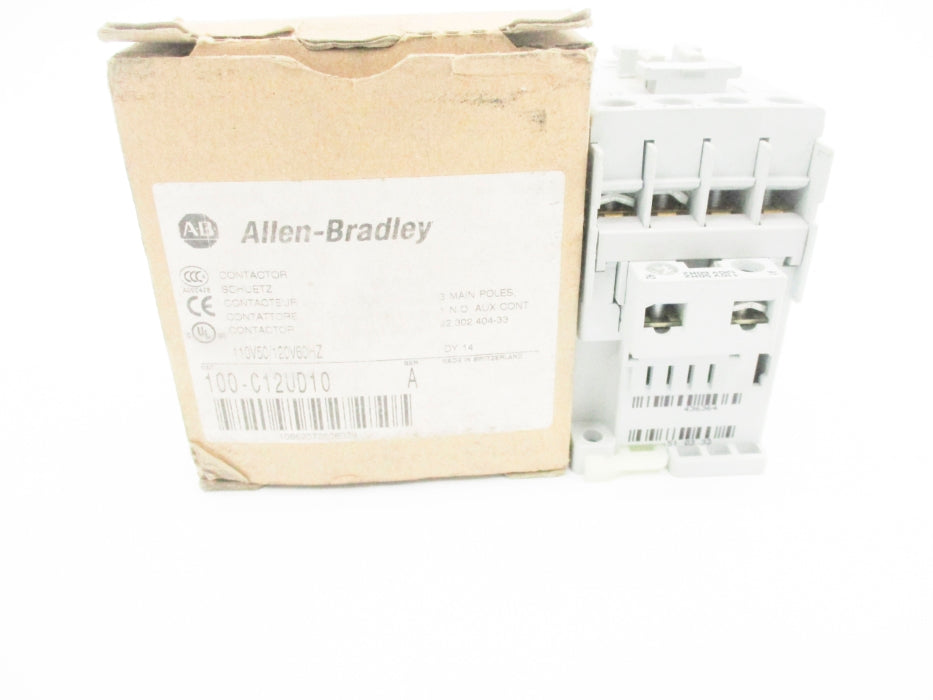 ALLEN BRADLEY 100-C12UD10 SER. A 110/120V (BR/WH) NSMP