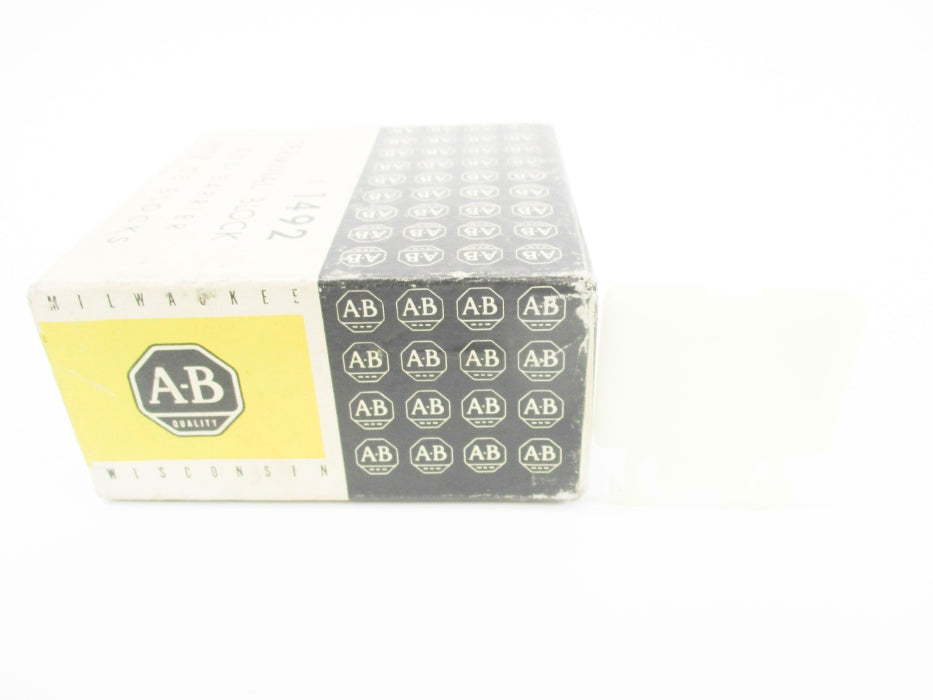 ALLEN BRADLEY 1492-N17 SER. A (PKG OF 50) (BK/YL) NSMP