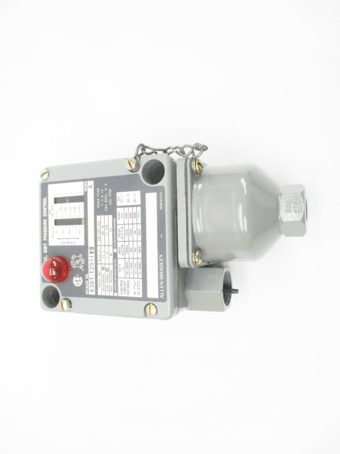 ALLEN BRADLEY 836T-T251JX9 SER. A 3-35/1.5-7PSI (BR/WH) NSMP