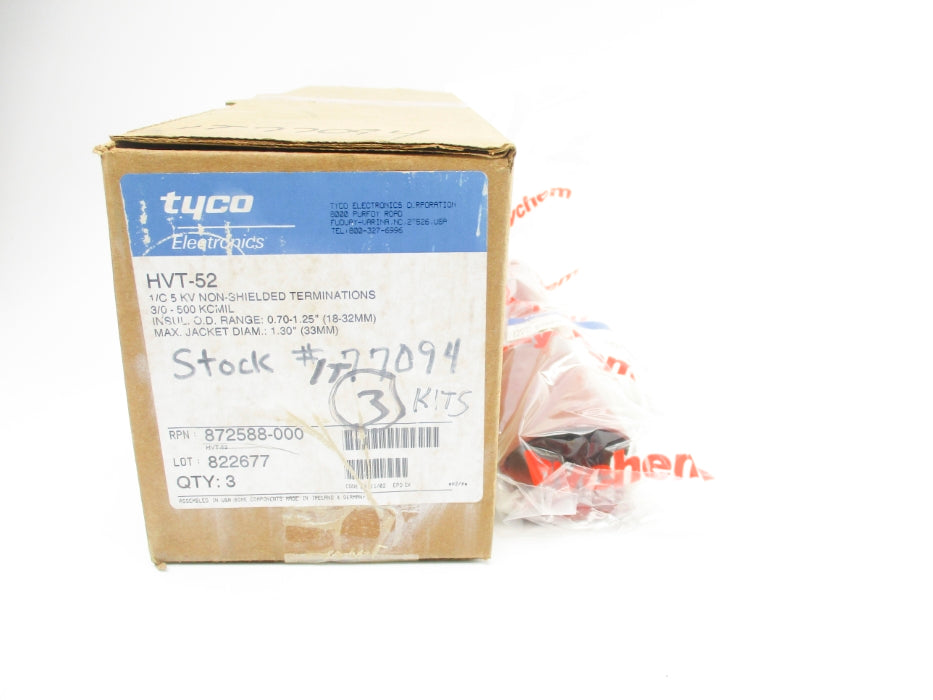 TYCO HVT-52 872588-000 (PKG OF 3) NSMP