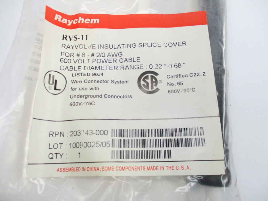 RAYCHEM RVS-11 203743-000  NSMP