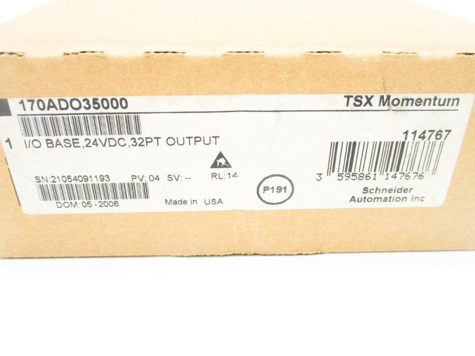 SCHNEIDER ELECTRIC 170ADO35000 24VDC NSFS