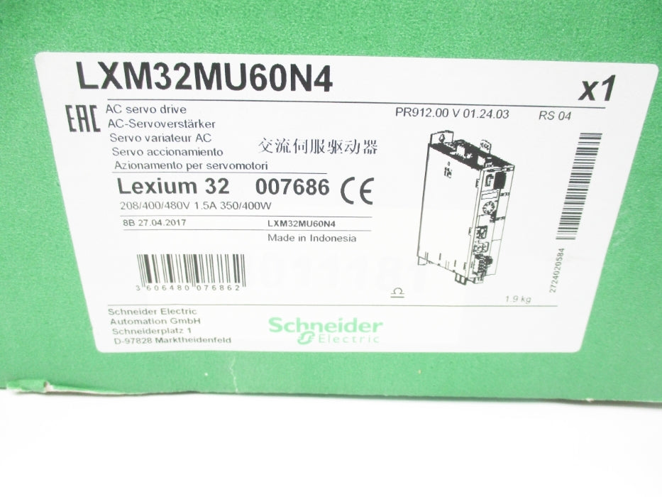 SCHNEIDER ELECTRIC LXM32MU60N4 NSMP
