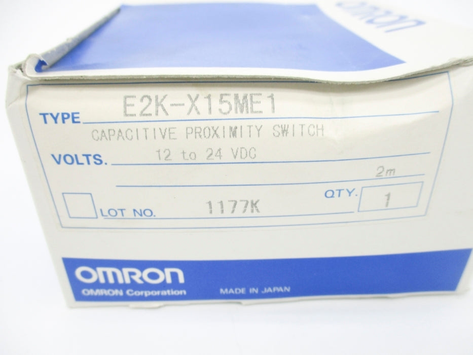 OMRON E2K-X15ME1 12-24VDC 2M NSMP