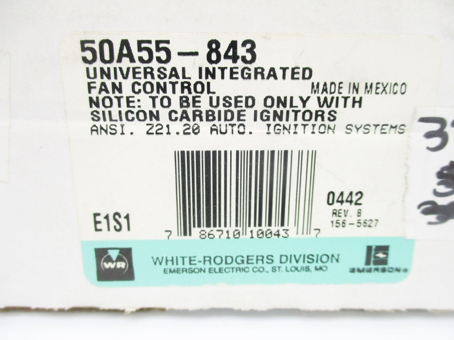 WHITE RODGERS 50A55-843 NSMP