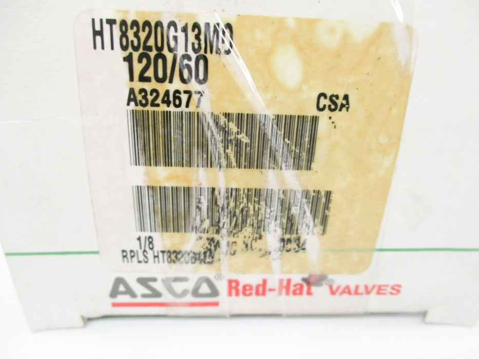 ASCO HT8320G13MO 120V 125-150PSI 1/8" NSMP
