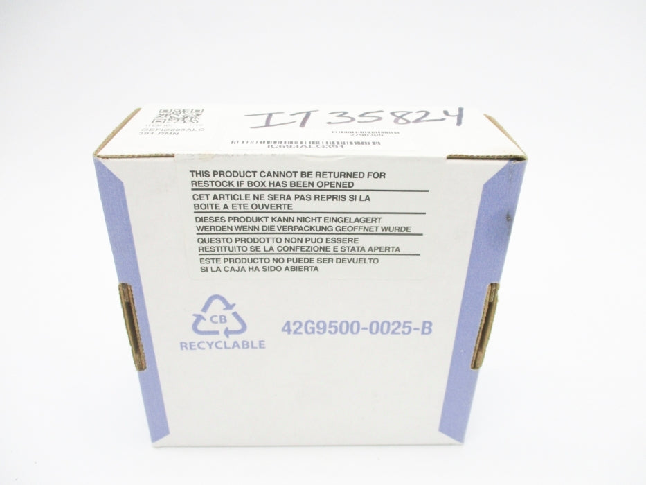 GE FANUC IC693ALG391 NSFS