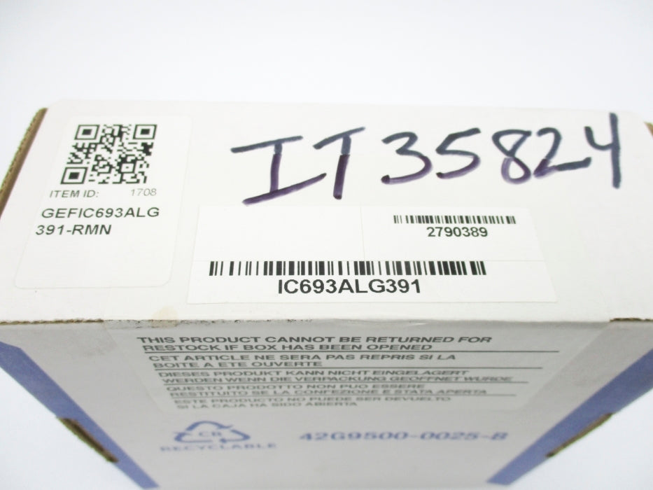 GE FANUC IC693ALG391 NSFS