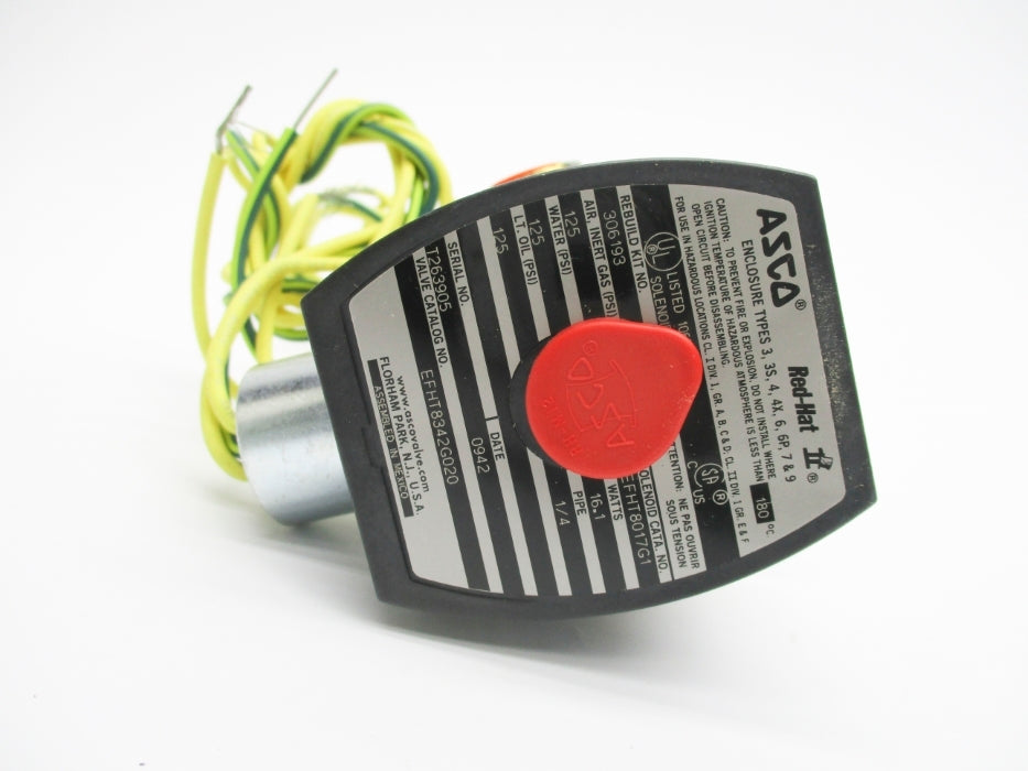 ASCO EFHT8342G020 120V 125PSI 1/4" NSMP