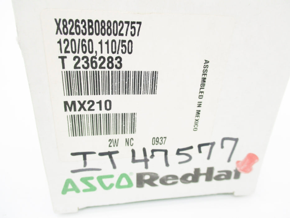 ASCO X8263B08802757 110/120V 200PSI NSMP
