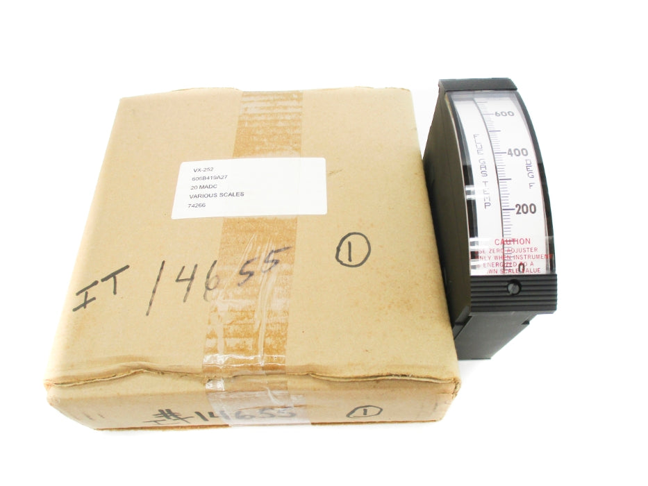 WESCHLER VX-252 606B419A27 0-600PSI NSMP