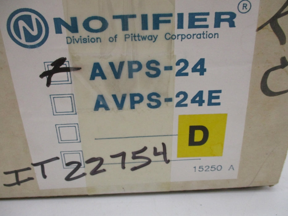 NOTIFIER AVPS-24 NSMP