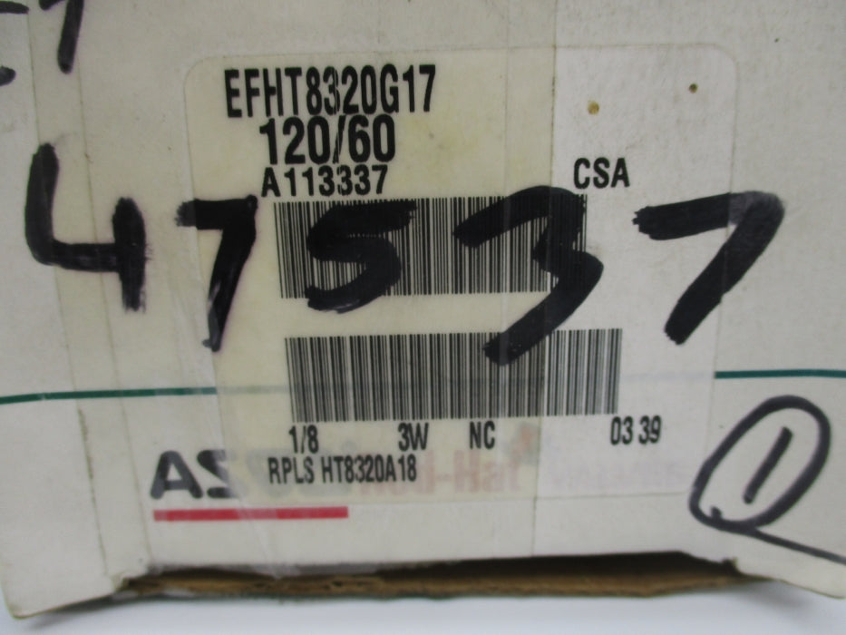ASCO EFHT8320G17 110/120V NSMP