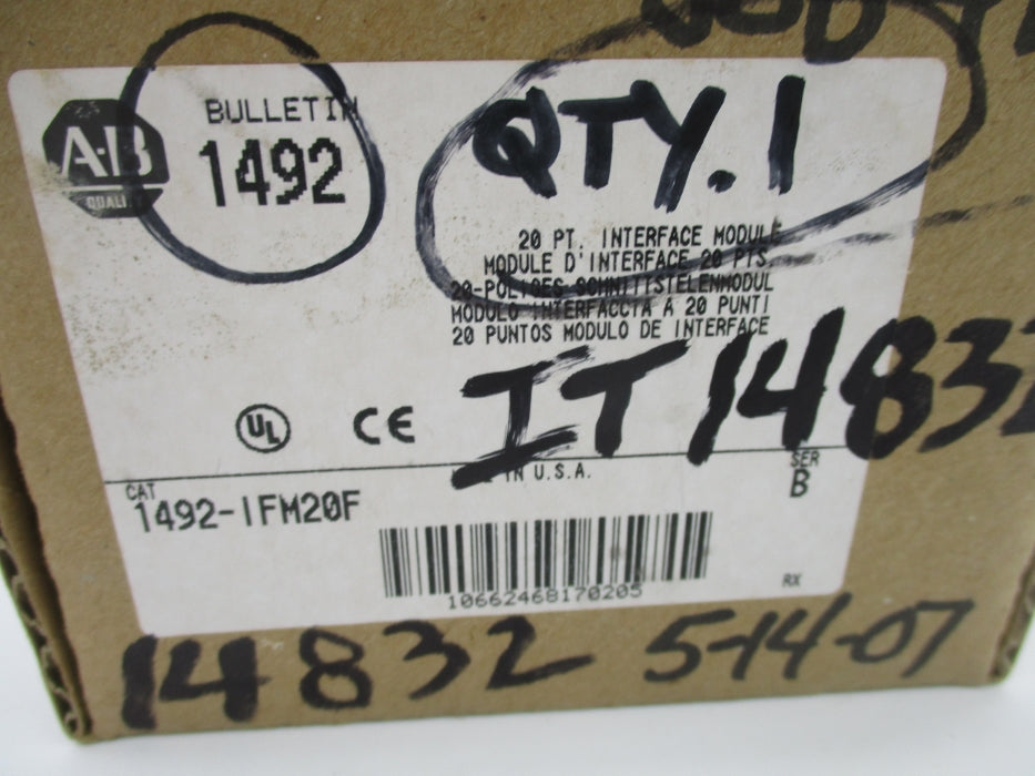 ALLEN BRADLEY 1492-IFM20F SER. B (BR/WH) NSMP