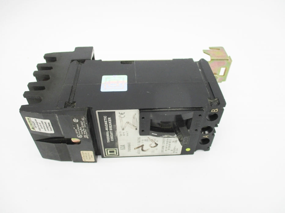 SQUARE D FA26060AB SER. 2 240/480VAC 60A UNMP