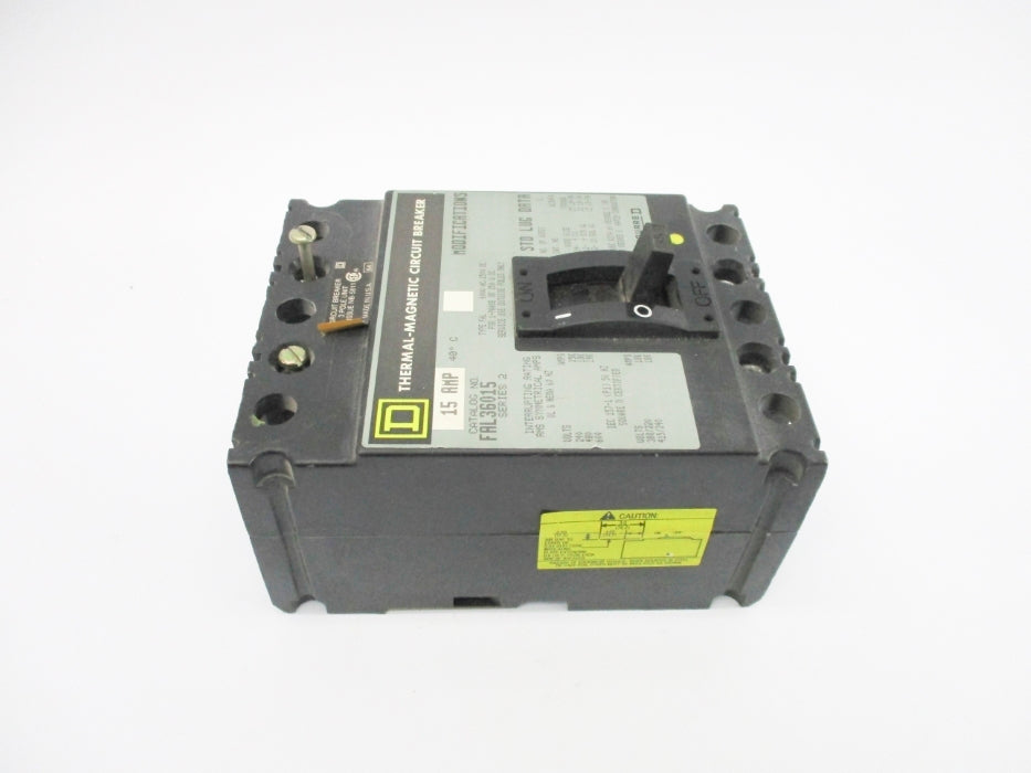 SQUARE D FAL36015 SER. 2 240/600V 15A (GREY) UNMP