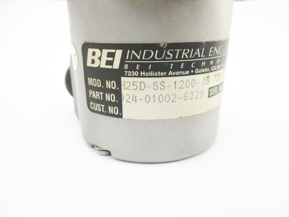 BEI H25D-SS-1200-AB-7272-SM16 924-01002-6229 UNMP