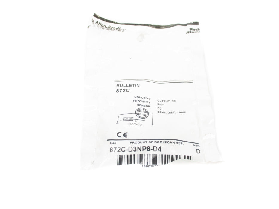 ALLEN BRADLEY 872C-D3NP8-D4 SER. D NSMP