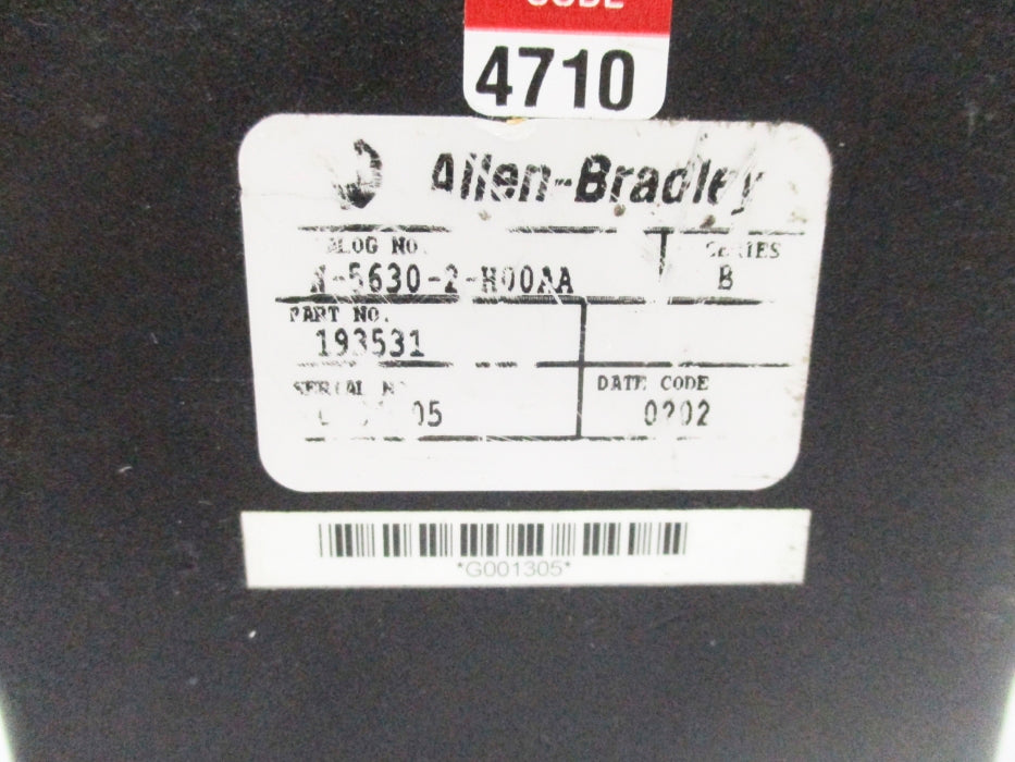 ALLEN BRADLEY N-5630-2-H00AA SER. B UNMP