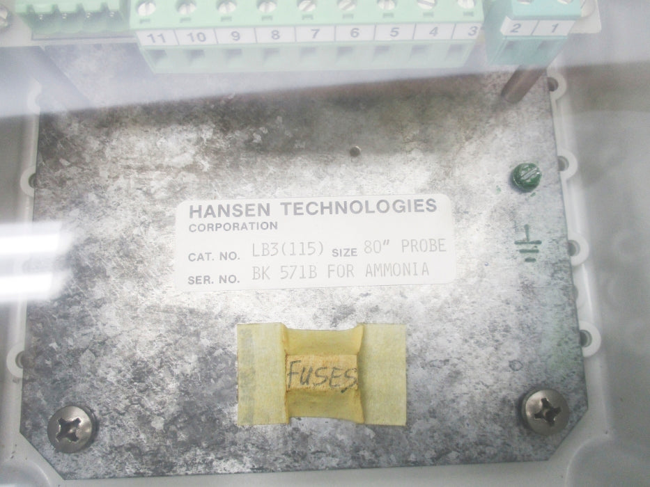 HANSEN TECHNOLOGIES LB3(115) NSNP