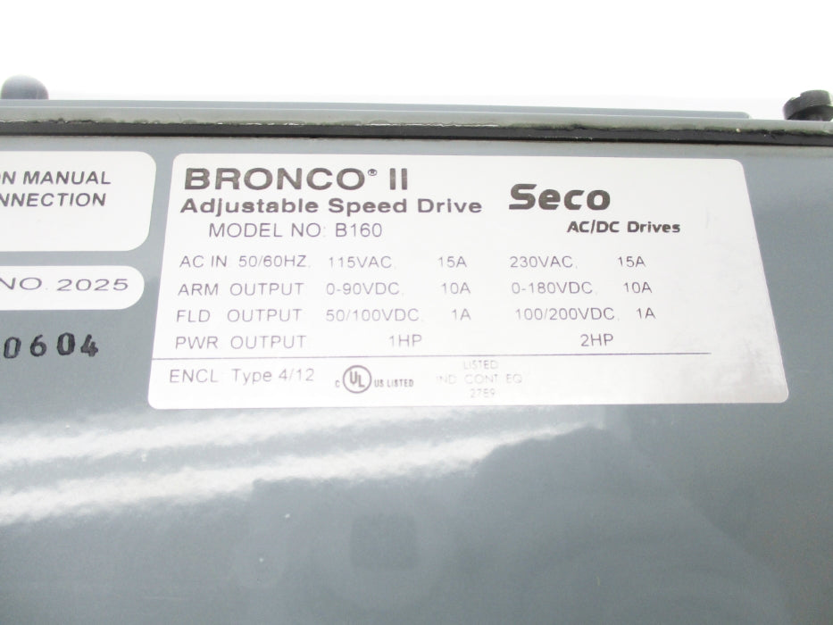 SECO BRONCO B160 NSNP