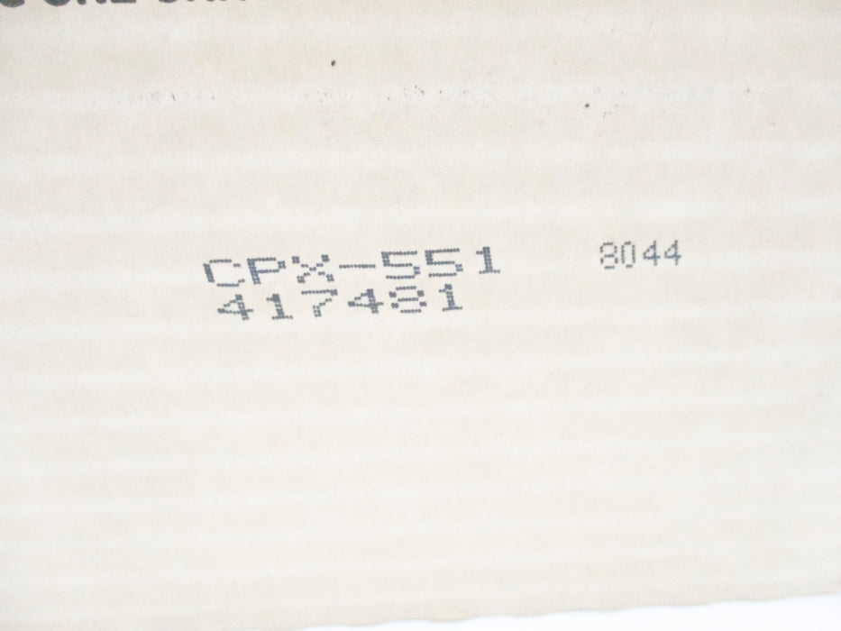 NOTIFIER CPX-551 NSFS