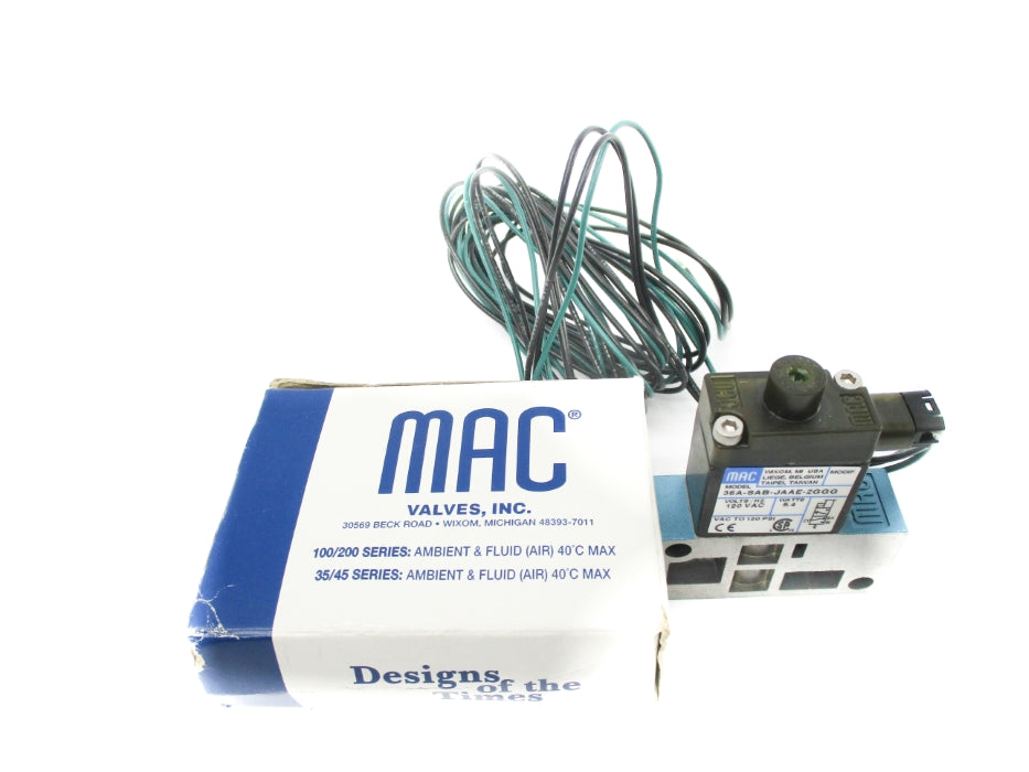 MAC 36A-SAB-JAAE-2GGG 120VAC 120PSI NSMP