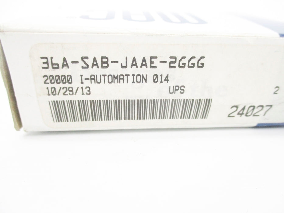 MAC 36A-SAB-JAAE-2GGG 120VAC 120PSI NSMP