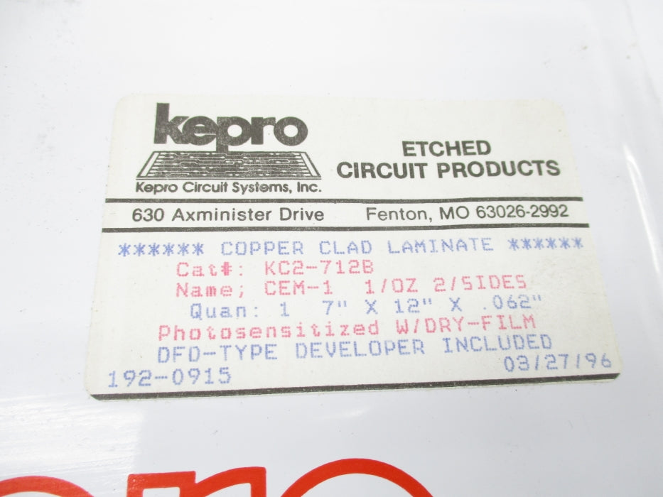 KEPRO KC2-712B NSMP