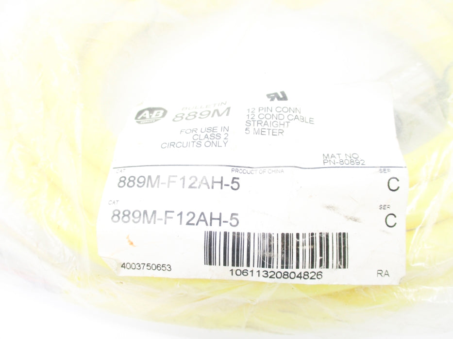 ALLEN BRADLEY 889M-F12AH-5 SER. C NSMP
