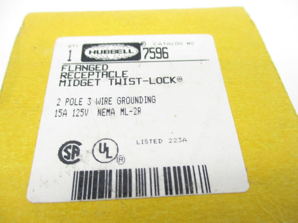 HUBBELL 7596 15A 125V NSMP