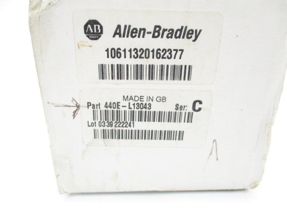 ALLEN BRADLEY 440E-L13043 SER. C (WH) NSMP