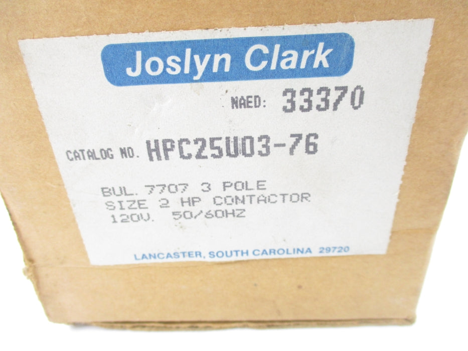 JOSLYN CLARK HPC25U03-76 120V 45A NSMP