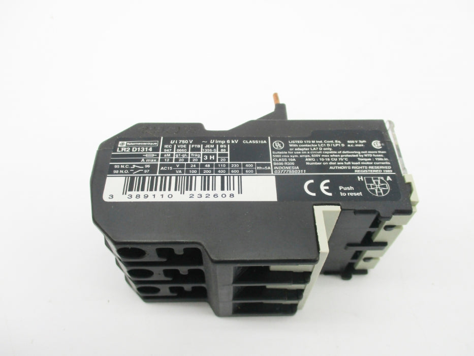 TELEMECANIQUE LR2D1314 750V 7-10A UNMP