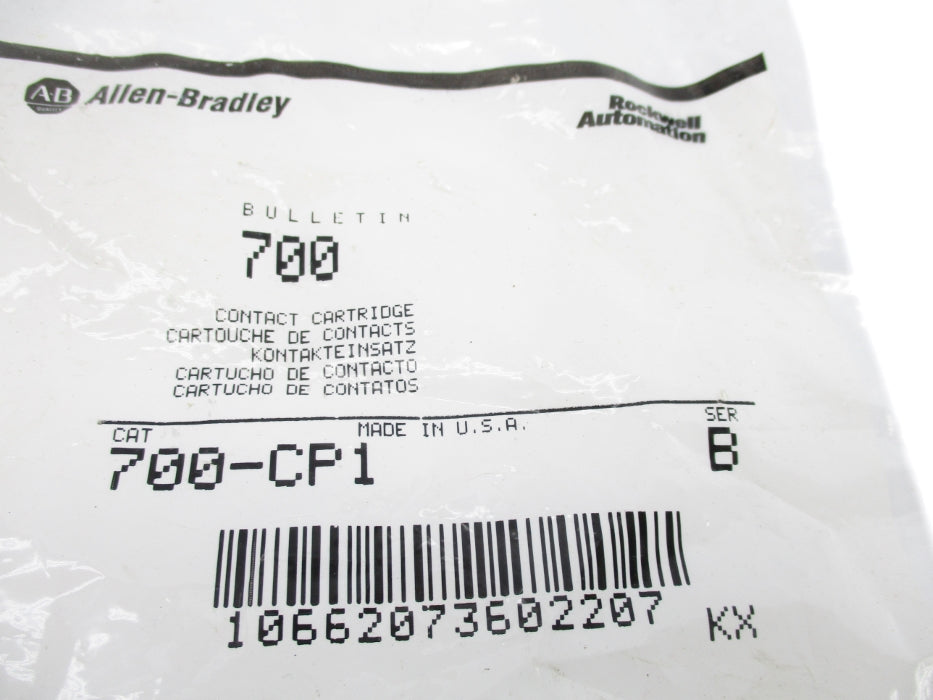 ALLEN BRADLEY 700-CP1 SER. B NSMP