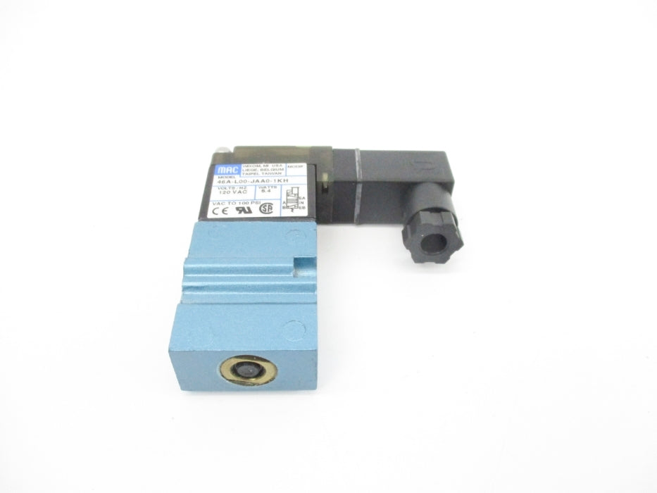 MAC 46A-L00-JAA0-1KH 120VAC 100PSI NSMP