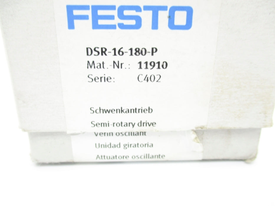 FESTO DSR16-180-P 11910 NSMP
