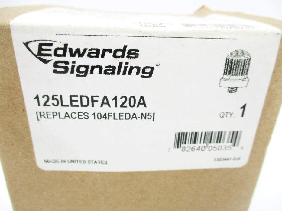 EDWARDS SIGNALING 125LEDFA120A NSMP